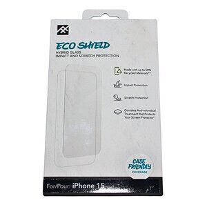 Eco Shield Hybrid Glass Screen Protector compatible iPhone 15